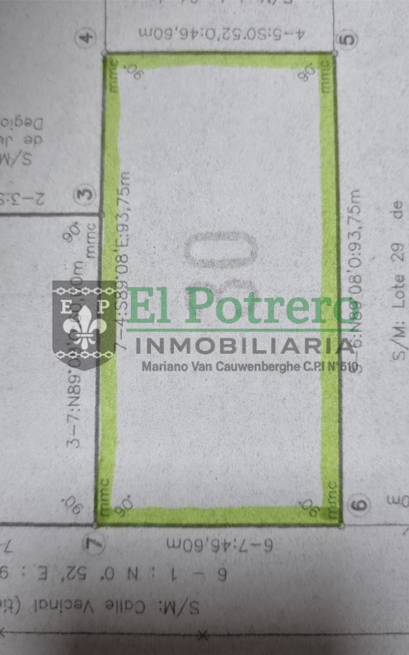 Lote zona Seol