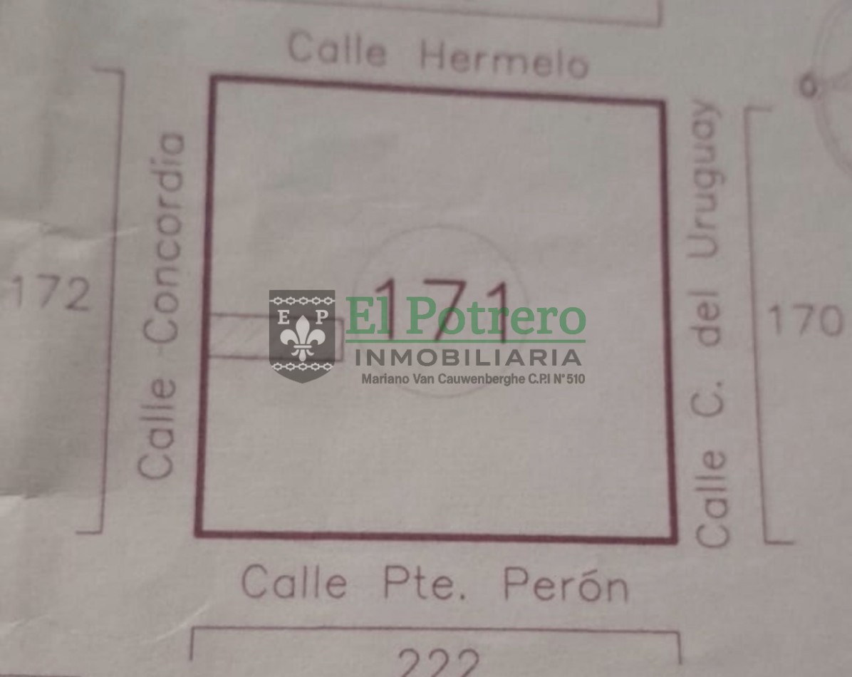 Terreno calle Concordia
